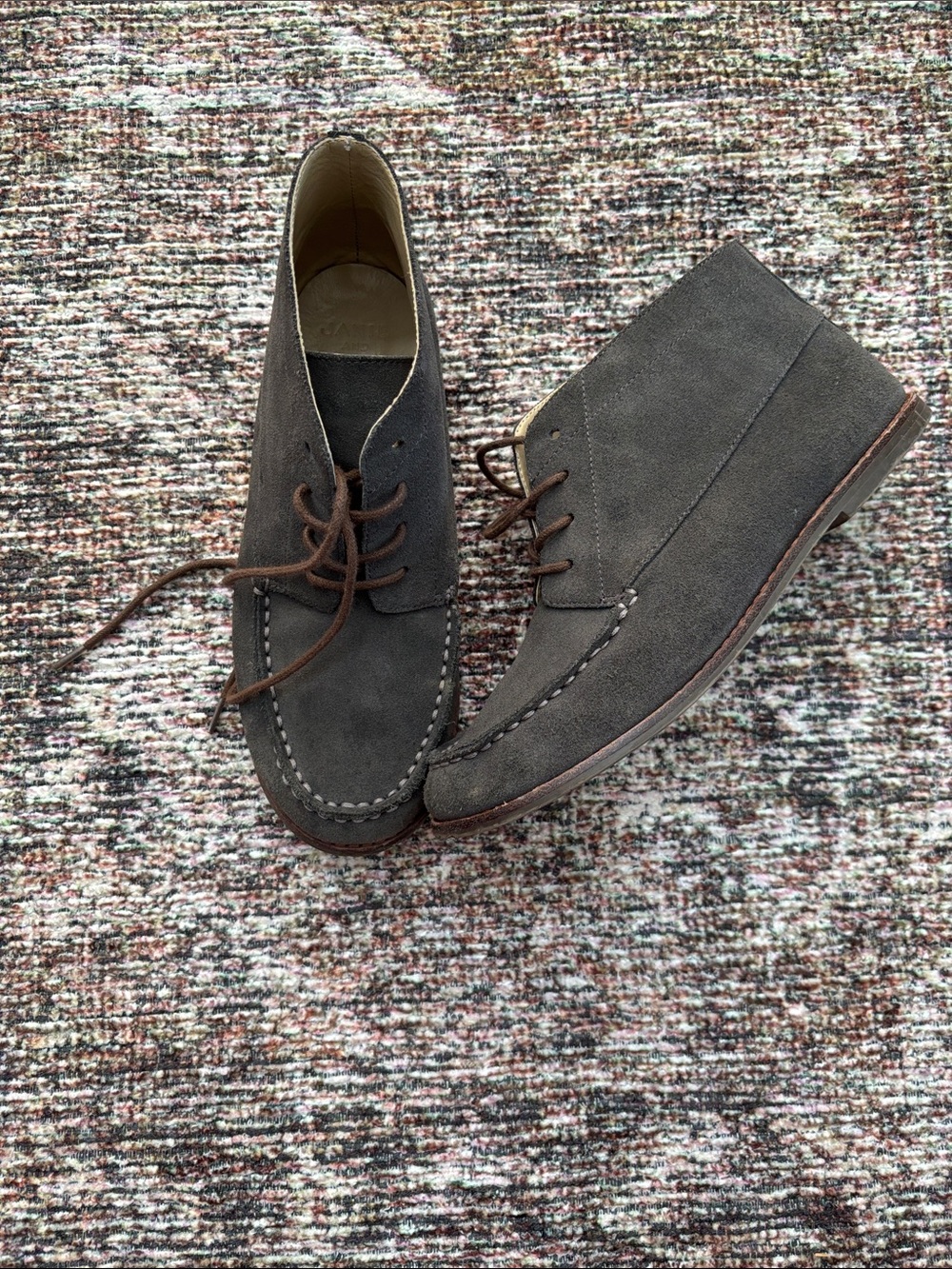 Jamie and Jack Suede Chukka Boots in Dark Gray